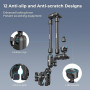 SMALLRIG 56cm Bras Magique avec Super Clamp, Phone Holder Aérien, Support et Pince Caméra Flexibles pour Bureau, Boom Arm Articu
