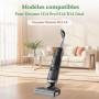 DianSung Brosse à rouleau + filtre d'accessoires pour Dreame H14 Pro, H14, H14 Dual aspirateur sec et humide pièces de rechange,