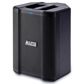ALTO Busker Enceinte amplifiée Portable 200W avec Batterie Rechargeable, Bluetooth, mixeur 3 canaux, Alesis FX, contrôle appli,