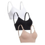Channo Soutien-Gorge de Sport Confortable et décontracté en sans Armatures et sans Couture, avec Rembourrage Amovible | avec Rem