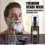 Coffret Kit Soin Barbe Homme,Idee Cadeau Homme Original pour Papa Frere Lui Mari Son Copain,Kit Entretien Barbe Complet ave Sham