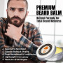 Coffret Kit Soin Barbe Homme,Idee Cadeau Homme Original pour Papa Frere Lui Mari Son Copain,Kit Entretien Barbe Complet ave Sham