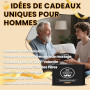 Kit Soins Barbe pour Hommes, Meilleurs pour Papa Lui Mari Petit ami, Set Outils Complet de Toilettage et Coupe – Shampoing Barbe