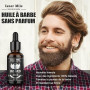 Kit Soins Barbe pour Hommes, Meilleurs pour Papa Lui Mari Petit ami, Set Outils Complet de Toilettage et Coupe – Shampoing Barbe