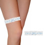 LuLiyLdJ Jarretière Élastique de Mariage - L'accessoire Nuptial pour la Mariée, Accessoires de Robes - Cadeau pour la Fête, Tail