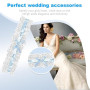 LuLiyLdJ Jarretière Élastique de Mariage - L'accessoire Nuptial pour la Mariée, Accessoires de Robes - Cadeau pour la Fête, Tail
