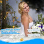 LuLiyLdJ Jarretière Élastique de Mariage - L'accessoire Nuptial pour la Mariée, Accessoires de Robes - Cadeau pour la Fête, Tail