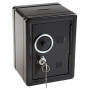 Idena 50034 - Coffre-fort économique, 120 x 105 x 160 mm, noir, 1 pièce