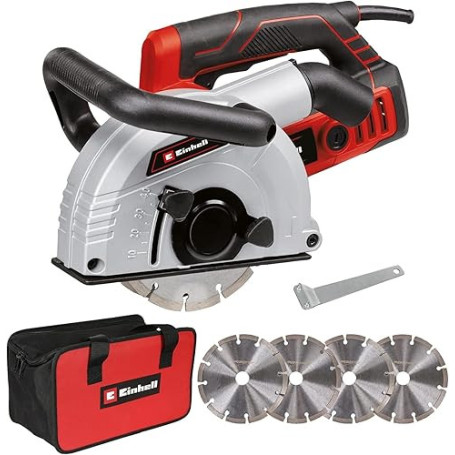 Einhell Rainureuse TE-MA 1700 (1 700 W, réglage de la largeur jusqu’à 38 mm et de la profondeur jusqu’à 40 mm) Livré en sac + 4