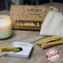 RUBY - Encens Naturel Palo Santo XL Bois de Rose véritable sacré Naturel du Pérou à brûler (50g)