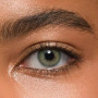 AUNIRY Lentilles Couleur Vert "EMERALD" Naturel : Kit Complet (2 Lentilles, Pince, Ventouse Et Étui), 12 Mois, Sans Correction,