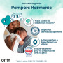 Pampers Harmonie Couches Édition Limitée, Taille 1, 180 Couches, 2kg-5kg, Conçues Pour Les Peaux Les Plus Sensibles, Pack 1 Mois