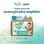 Pampers Harmonie Couches Édition Limitée, Taille 1, 180 Couches, 2kg-5kg, Conçues Pour Les Peaux Les Plus Sensibles, Pack 1 Mois