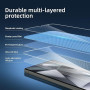 NEW'C Lot de 3, Verre Trempé pour Samsung Galaxy S24 Ultra Protection efficace contre les Rayures - sans Bulles - Ultra Résistan