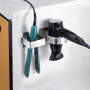 YYBO Porte seche Cheveux Mural, Support seche Cheveux, Porte seche Cheveux et lisseur, Porte seche Cheveux sans percage Support