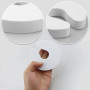 Lot De 6 Butoirs De Porte En Mousse Blanche Pour éViter Les Blessures Et Les Pincements De Porte - Protection Des Doigts Pour Bé