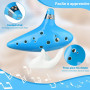 Ohuhu Ocarina, Legend of Zelda Ocarina 12 Trous Céramique Alto C Instrument de Musique, Ocarinas avec Livre de Chansons (Chanson