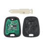 Heart Horse Coque Clé de Voiture Télécommande pour Peugeot, Boitier Clef de 2 Boutons Télécommande Coque de Clé pour Peugeot 206