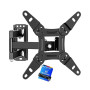 GRIFEMA Support Mural TV 13-43 Pouces - Fixation Murale TV Peut Contenir Jusqu'à 20KG, Accroche Television Mural Orientable (± 9