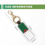 WXZYFP Drapeau de l'Algérie Porte-clés Voiture Pendentif Personnalité Créative Simple Serrure Porte-clés Anneau Homme Femme Coup