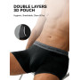 DAVID ARCHY sous-vêtements Hommes en Coton Boxeur Ajusté Slips Caleçons Pantalons de Nuit Doux et Respirants Lot Multiple