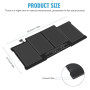 ASUNCELL Batterie d'ordinateur Portable pour Air 13 Pouces A1466 (2012 mi 2013 début 2014 2015) A1369 (Fin 2010 mi 2011) A1377 A
