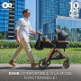 Kinderkraft ESME Poussette 3 en 1 avec porte-bébé Mink PRO I-Size, système de voyage, poussette bébé, poussette pliable, pour no