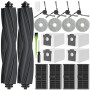 L10s Ultra Gen 3 Accessoires pour Dreame L40 Ultra / X40 Ultra Complete/Mova P50 Pro Ultra / X40 Ultra Pièces de Rechange 4 Sacs