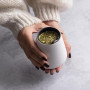 ORIGEENS CALEBASSE MATÉ - Conditionné en France - Kit Mate Complet avec Tasse Maté Céramique Artisanale (Portugal), Bombilla, Ye
