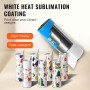VEVOR Gobelets Thermos à Sublimation de 89 cL, 8PCs, Fins et Droits, Bouteille Sublimable en Acier Inoxydable, Vierges, à Double