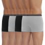 DIM Boxer Homme Lot de 4 | Ecodim Coton Stretch | Confort Durable et Maintien Optimal | Ceinture Classique