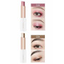Lot de 6 fards à paupières à paillettes - Double couleur - Ombres à paupières - Waterproof