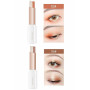 Lot de 6 fards à paupières à paillettes - Double couleur - Ombres à paupières - Waterproof