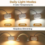 YICAIZI Lampadaire LED sur Pied Salon - 9W 900LM Lampe sur Pied Arc avec Télécommande & E27 Ampoule, Lampe Liseuse Réglables pou