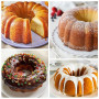 TESSTSY Moule Kouglof, Moule Cake 24 cm, Moulel Kouglof Silicone | Moules Baba Au Rhum, Moules à Kouglof, Moul Savarin, Moul à K