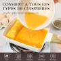 GiPP Tamagoyaki Poêle à omelette japonaise à induction - 18 x 13 cm - Revêtement anti-adhésif en granit - Sans PFOS/PFOA - Petit