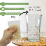 comforder – Perles d’Eau Transparentes – 10 000 Billes pour Plantes & Vases – Non Toxiques & Biodégradables
