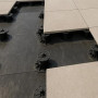 Jardinex Dalle terrasse béton Composite recyclé 50x50x3 cm - 7 kg : Facile à Poser - Sable