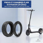 ANSENI Pneu et Chambre à air 8,5 pouces, Roue 50/75-6.1, Pneu 8 1/2X2 Pour Trottinette Electrique Xiaomi M365/pro/pro2/1s/essent