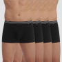 DIM Boxer Homme Lot de 4 | Ecodim Coton Stretch | Confort Durable et Maintien Optimal | Ceinture Classique
