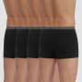 DIM Boxer Homme Lot de 4 | Ecodim Coton Stretch | Confort Durable et Maintien Optimal | Ceinture Classique