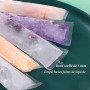Tsathoggua Lot de 100 Moule à Glace, Moule Sacs Popsicle Sans Bpa, Sachet Glace à l'Eau avec Un Entonnoir Circulaire Inclus, Un