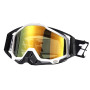 Dexpally Lunette Moto Cross Masque Moto Cross Lunettes Moto Tout Terrain Lunettes Moto Coupe Vent Motocross Goggles pour VTT, Ca
