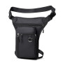 Flintronic Sacoche de Jambe Moto, Sac Tactique de Jambes Étanche, Multifontion Moto Poche Jambe, avec Sangle de Jambe Amovible,