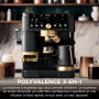 Ninja Luxe Café Pro, machine à café 3-en-1 conçue par David Beckham : expresso, café filtre et infusion à froid, broyeur/buse à 