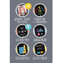 BUKI FRANCE - Montre Connectée Enfant Carte SIM Incluse – Appels, GPS, Vidéo, WiFi, Bluetooth – Bouton SOS, Application Parental