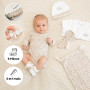 KINOUSSES - Kit Naissance Bébé Velours – Ensemble Naissance Nouveau-né Mixte Fille & Garçon – Coffret Vêtements Bébé