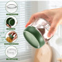 Alitree 6 Pièces Pot Overnight Oat Verre,300ml Overnight Oats Jar, Pot Yaourt en Verre avec Couvercle, pour Fraîcheur et Conserv