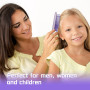 LORSEX Lot de 2 brosses à cheveux, brosse démêlante pour cheveux naturels pour cheveux crépus, ondulés et bouclés (Violet + Vert