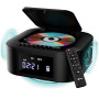 KLIM Boombox E1 - Poste Radio CD Portable - Extra Bass avec Subwoofer - Radio FM, CD, Bluetooth, USB, Bluetooth, MP3 - Mode Fila